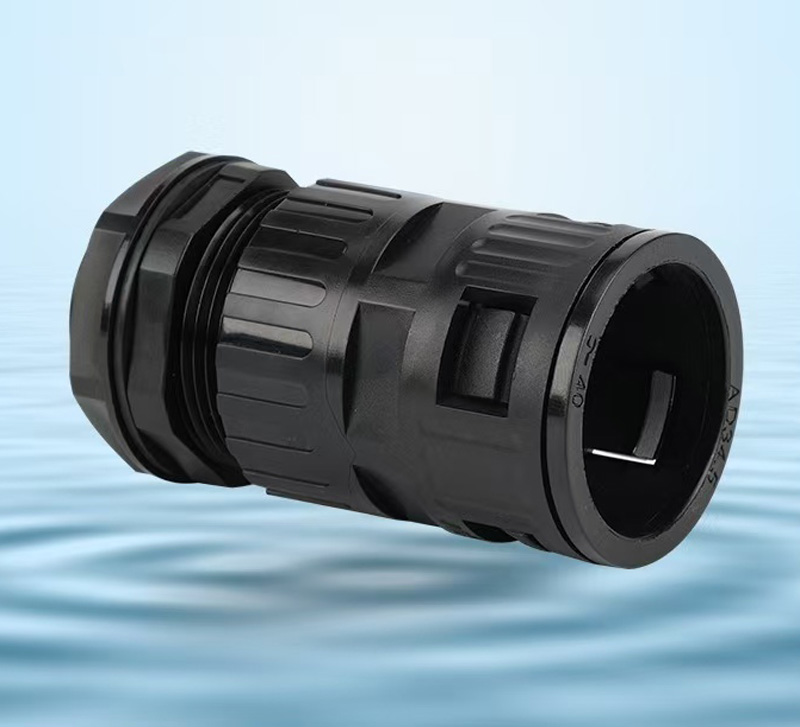 Corrugated Conduit Double Fixed Connector